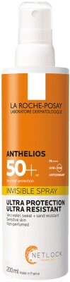 Спрей солнцезащитный La Roche-Posay Anthelios Invisible Spray SPF50+ Для лица и тела от компании Бесплатная доставка по Беларуси - фото 1