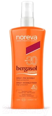 Спрей солнцезащитный Noreva Бергасол Эксперт Эмульсия SPF30 от компании Бесплатная доставка по Беларуси - фото 1