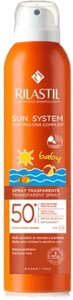Спрей солнцезащитный Rilastil Sun System Baby SPF 50+ Прозрачный