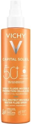 Спрей солнцезащитный Vichy Флюид Capital Soleil легкий SPF50+