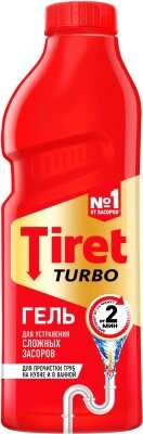 Средство для устранения засоров Tiret Turbo от компании Бесплатная доставка по Беларуси - фото 1