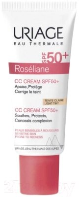 СС-крем Uriage Roseliane СC Creme Anti-Rougeurs SPF50 от компании Бесплатная доставка по Беларуси - фото 1