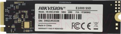 SSD диск Hikvision 128GB (HS-SSD-E1000) от компании Бесплатная доставка по Беларуси - фото 1