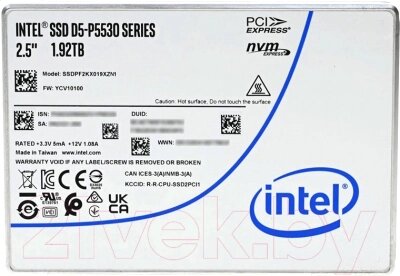 SSD диск Intel D5-P5530 960GB (SSDPF2KX960HZN1) от компании Бесплатная доставка по Беларуси - фото 1