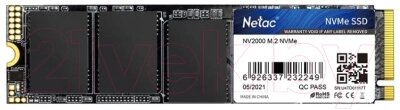 SSD диск Netac NV2000 1TB (NT01NV2000-1T0-E4X) от компании Бесплатная доставка по Беларуси - фото 1