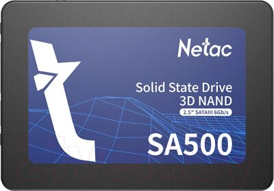 SSD диск Netac SA500 128GB (NT01SA500-128-S3X) от компании Бесплатная доставка по Беларуси - фото 1