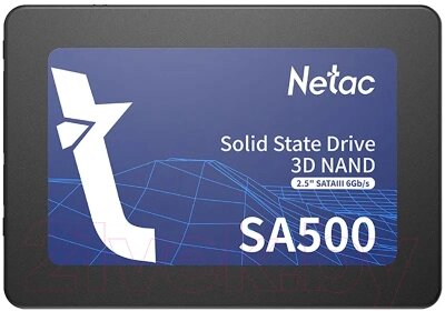 SSD диск Netac SA500 480GB (NT01SA500-480-S3X) от компании Бесплатная доставка по Беларуси - фото 1