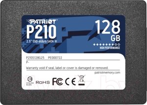 SSD диск patriot P210 128GB (P210S128G25)