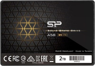 SSD диск Silicon Power A58 2TB (SP002TBSS3A58A25) от компании Бесплатная доставка по Беларуси - фото 1