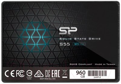 SSD диск Silicon Power S55 960GB (SP960GBSS3S55S25) от компании Бесплатная доставка по Беларуси - фото 1