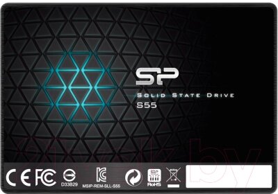 SSD диск Silicon Power Slim S55 480GB (SP480GBSS3S55S25) от компании Бесплатная доставка по Беларуси - фото 1