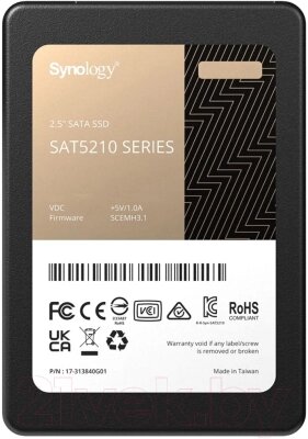 SSD диск Synology SAT5210-480G от компании Бесплатная доставка по Беларуси - фото 1