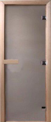 Стеклянная дверь для бани/сауны Doorwood Теплое утро 190x70 от компании Бесплатная доставка по Беларуси - фото 1