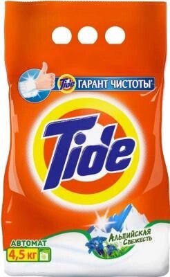 Стиральный порошок Tide Альпийская Свежесть от компании Бесплатная доставка по Беларуси - фото 1