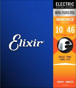 Струны для 12-струнной гитары Elixir Strings 12450 10-46 12-String