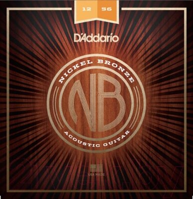 Струны для акустической гитары D'Addario NB1256 от компании Бесплатная доставка по Беларуси - фото 1