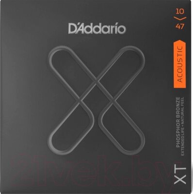 Струны для акустической гитары D'Addario XTAPB1047 от компании Бесплатная доставка по Беларуси - фото 1