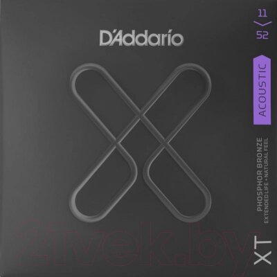 Струны для акустической гитары D'Addario XTAPB1152 от компании Бесплатная доставка по Беларуси - фото 1