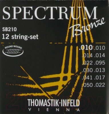 Струны для акустической гитары Thomastik Spectrum Bronze SB210 от компании Бесплатная доставка по Беларуси - фото 1