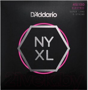 Струны для бас-гитары D'Addario NYXL45130SL