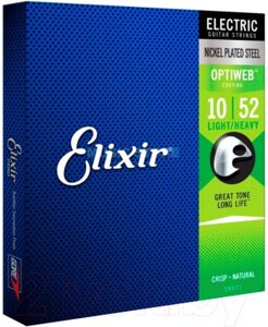 Струны для электрогитары Elixir Strings 19077 Optiweb 10-52