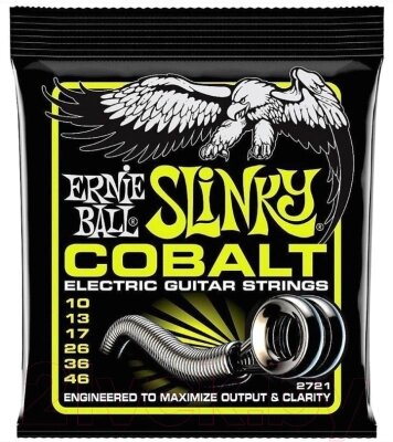 Струны для электрогитары Ernie Ball 2721 Cobalt REG Slinky 10-46 от компании Бесплатная доставка по Беларуси - фото 1