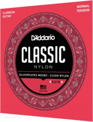 Струны для классической гитары D'Addario EJ27N Classic Student Normal от компании Бесплатная доставка по Беларуси - фото 1