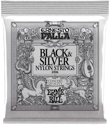 Струны для классической гитары Ernie Ball 2406 Palla Nylon Clear Silver от компании Бесплатная доставка по Беларуси - фото 1