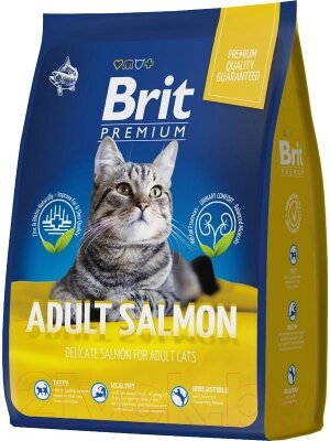 Сухой корм для кошек Brit Premium Cat Adult Salmon / 5049622 от компании Бесплатная доставка по Беларуси - фото 1