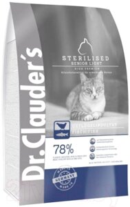 Сухой корм для кошек Dr. Clauder's High Premium Sterilised Senior Light / 21451000