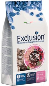 Сухой корм для кошек Exclusion Monoprotein Chicken котят с цыпленком / NGCKC12