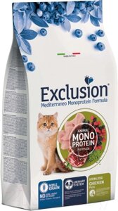 Сухой корм для кошек Exclusion Monoprotein Sterilized Chicken / NGCSC12