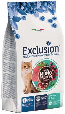 Сухой корм для кошек Exclusion Monoprotein Sterilized Tuna / NGCST12 от компании Бесплатная доставка по Беларуси - фото 1