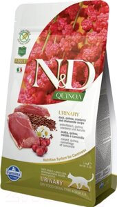 Сухой корм для кошек Farmina N&D Grain Free Quinoa Urinary Duck, Cranberry Adult