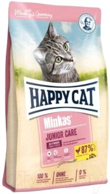Сухой корм для кошек Happy Cat Minkas Junior Care Geflugel / 70373 от компании Бесплатная доставка по Беларуси - фото 1