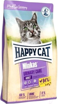 Сухой корм для кошек Happy Cat Minkas Urinary Care Geflugel / 70375 от компании Бесплатная доставка по Беларуси - фото 1