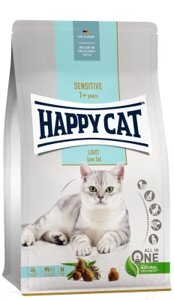 Сухой корм для кошек Happy Cat Sensitive 1+ years Light 36/9 Домашняя птица / 70603