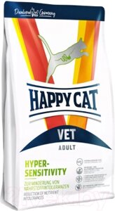 Сухой корм для кошек Happy Cat Vet Diet Hypersensitivity Adult 33.5/16 / 70683