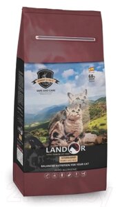 Сухой корм для кошек Landor С избыточным весом и стерилизованных кролик с рисом / 7843127