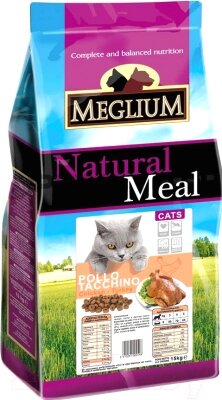 Сухой корм для кошек Meglium Cat Chicken & Turkey / MGS0315 от компании Бесплатная доставка по Беларуси - фото 1