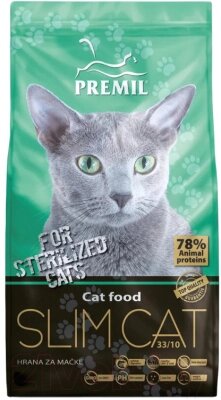 Сухой корм для кошек Premil Slim Cat Super Premium от компании Бесплатная доставка по Беларуси - фото 1