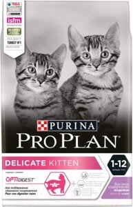 Сухой корм для кошек Pro Plan Junior Delicate с индейкой