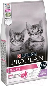 Сухой корм для кошек Pro Plan Junior Delicate с индейкой