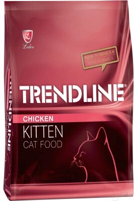 Сухой корм для кошек Trendline Kitten с курицей от компании Бесплатная доставка по Беларуси - фото 1