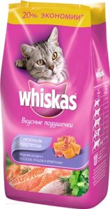 Сухой корм для кошек Whiskas Морское ассорти с лососем