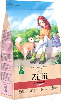 Сухой корм для кошек Zillii Urinary Care Cat индейка / 5658171 от компании Бесплатная доставка по Беларуси - фото 1