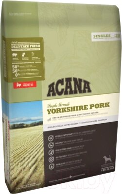 Сухой корм для собак Acana Yorkshire Pork / 2133 от компании Бесплатная доставка по Беларуси - фото 1