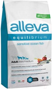 Сухой корм для собак Alleva Equilibrium Сенситив с океанической рыбой / P6007