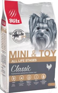 Сухой корм для собак Blitz Pets Classic Adult Mini&Toy / 4158