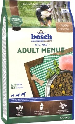 Сухой корм для собак Bosch Petfood Adult Menue от компании Бесплатная доставка по Беларуси - фото 1